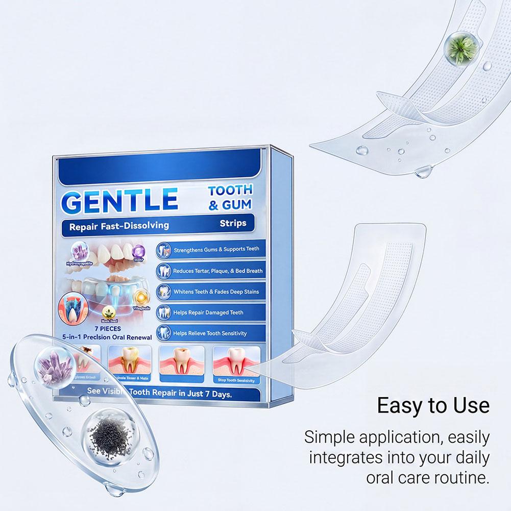 Teeth Whitening Fast - Bandes blanchissantes pour les dents, fines,