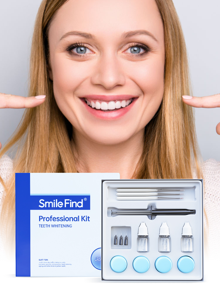 Teeth Whitening Bleaching Kit - Kit de blanchiment des dents, Agent