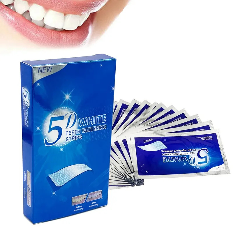 Teeth Whitening Effects - 1/28pcs5D bandes de blanchiment des dents
