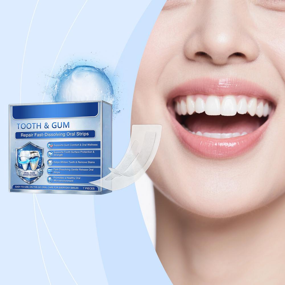 Teeth Whitening Fast - 7 pièces Patchs buccaux pour le