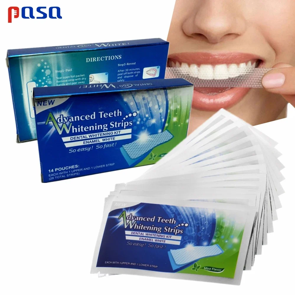 Teeth Whitening Effects - 14/28 pièces 3D bandes de blanchiment