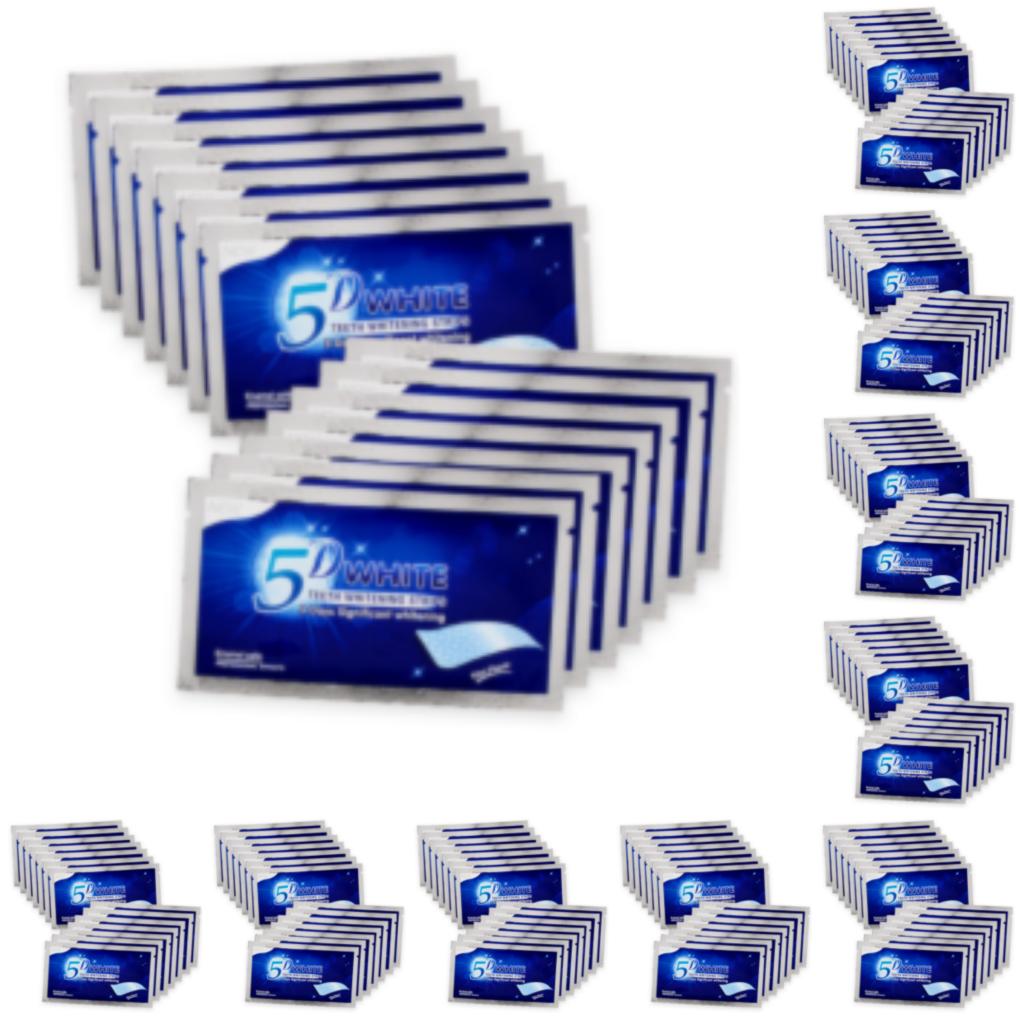 Teeth Whitening Effects - 70/140 paires 5D bandes de blanchiment