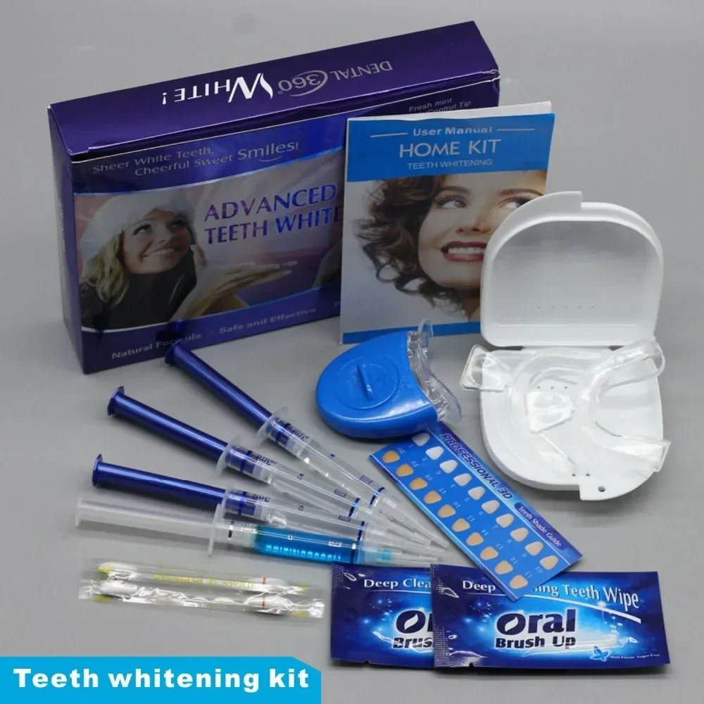 Teeth Whitening Bleaching Kit - Système de blanchiment dentaire professionnel, kit