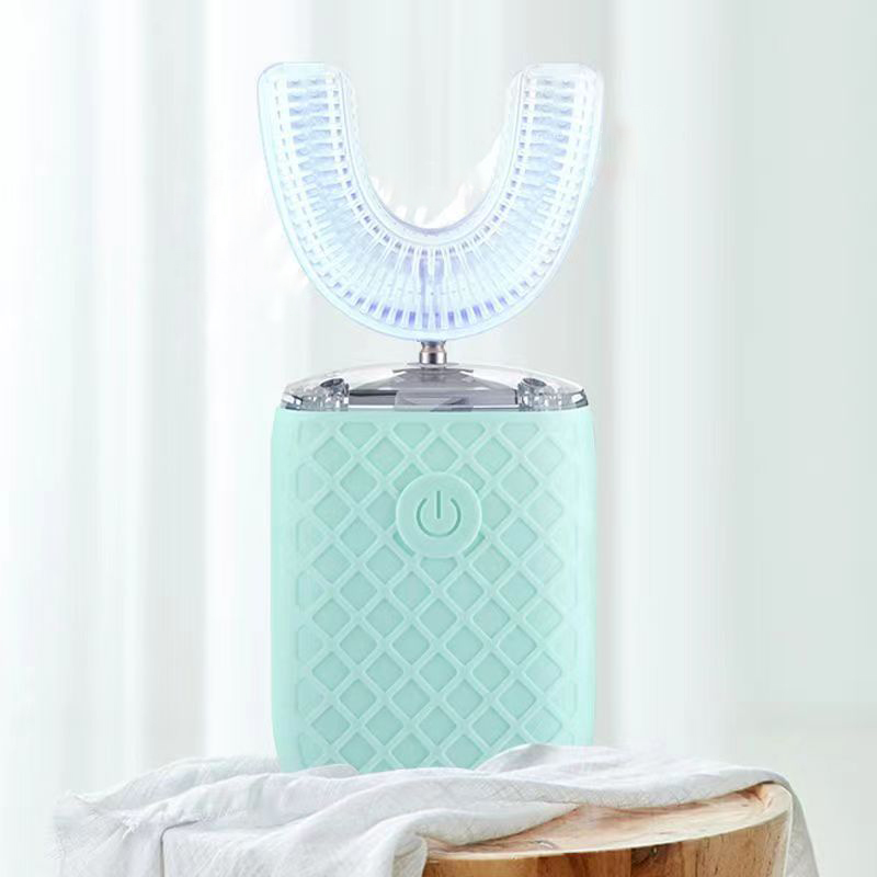 Teeth Whitening With Blue Light - Brosse à dents électrique en forme