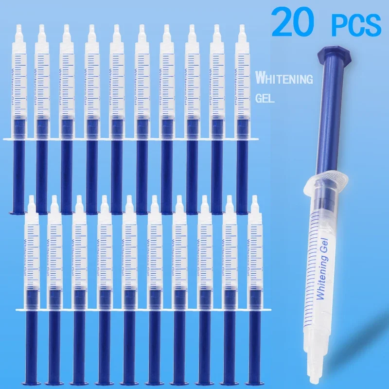 Teeth Whitening Bleaching Kit - 20 pcs/lot gels de blanchiment des