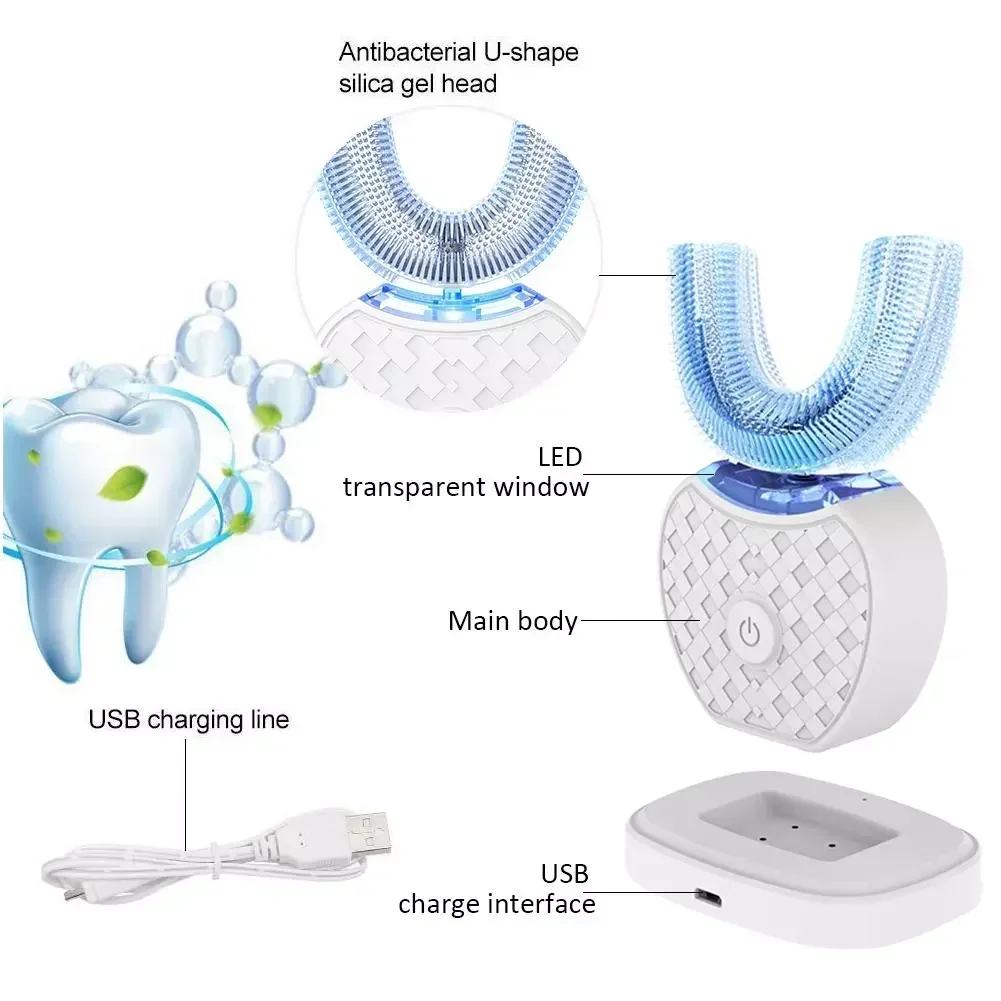 Brosse à dents électrique à ul - Teeth Whitening With Blue Light avis et prix