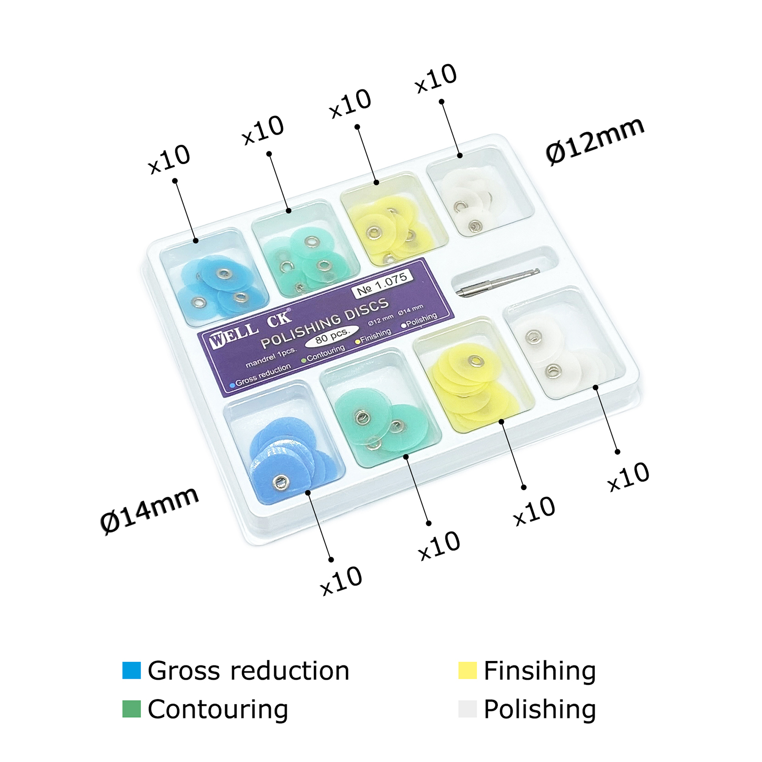 WELL CK 40/80 pièces disques d - Teeth Whitening Uk avis et prix