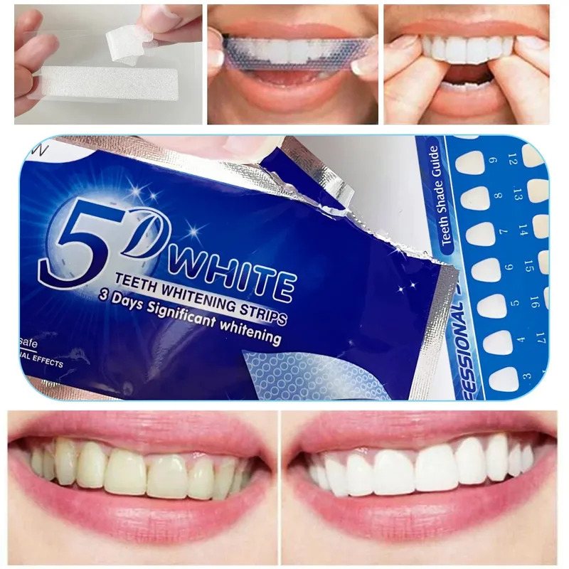 1/28pcs5D bandes de blanchimen - Teeth Whitening Effects avis et prix