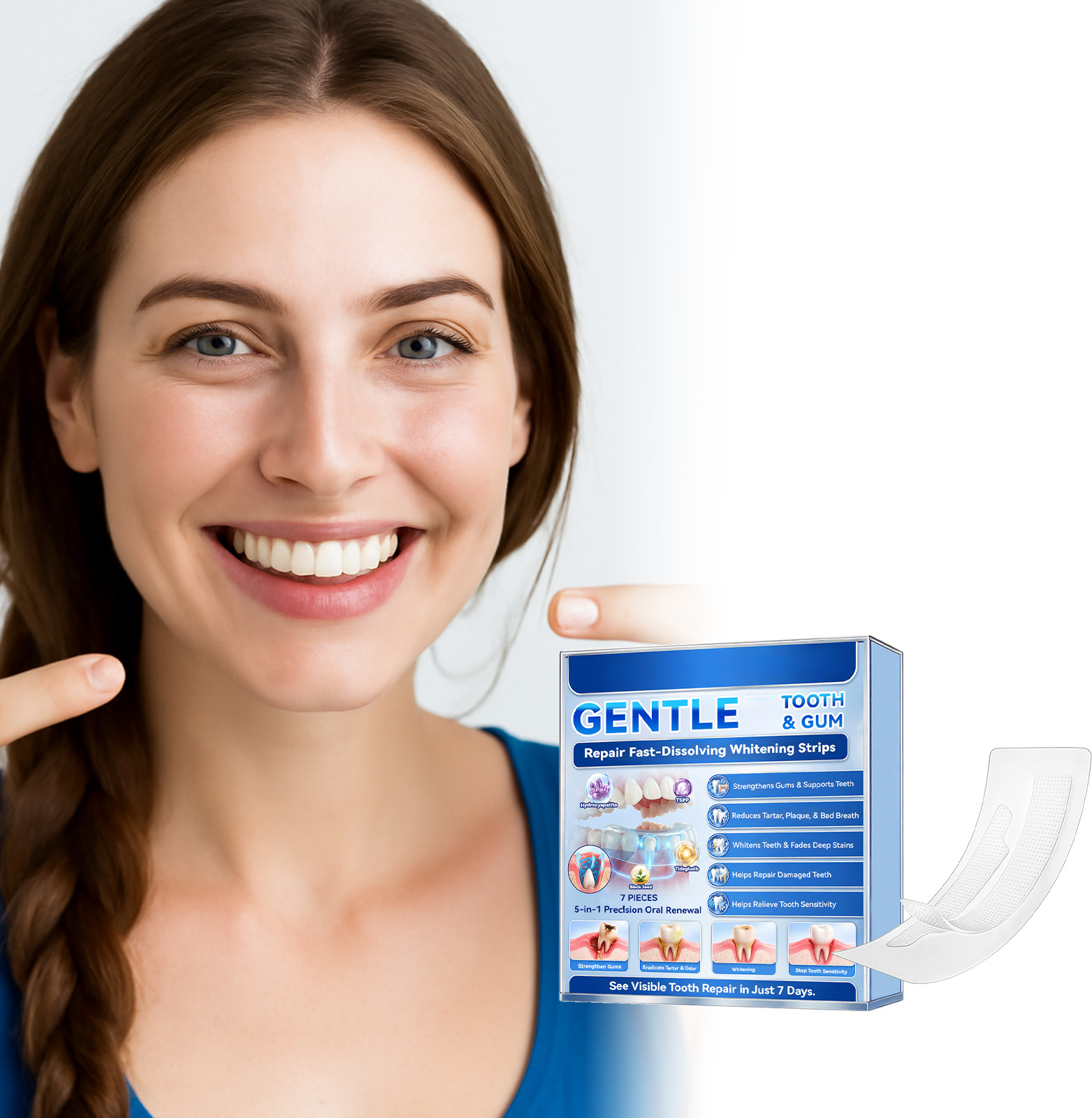 Bandes blanchissantes pour les - Teeth Whitening Fast avis et prix