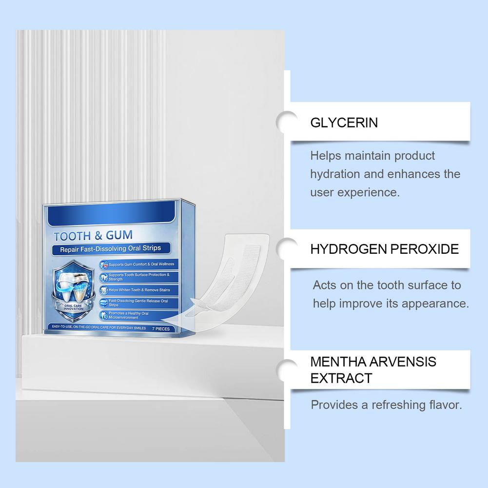 7 pièces Patchs buccaux pour l - Teeth Whitening Fast avis et prix