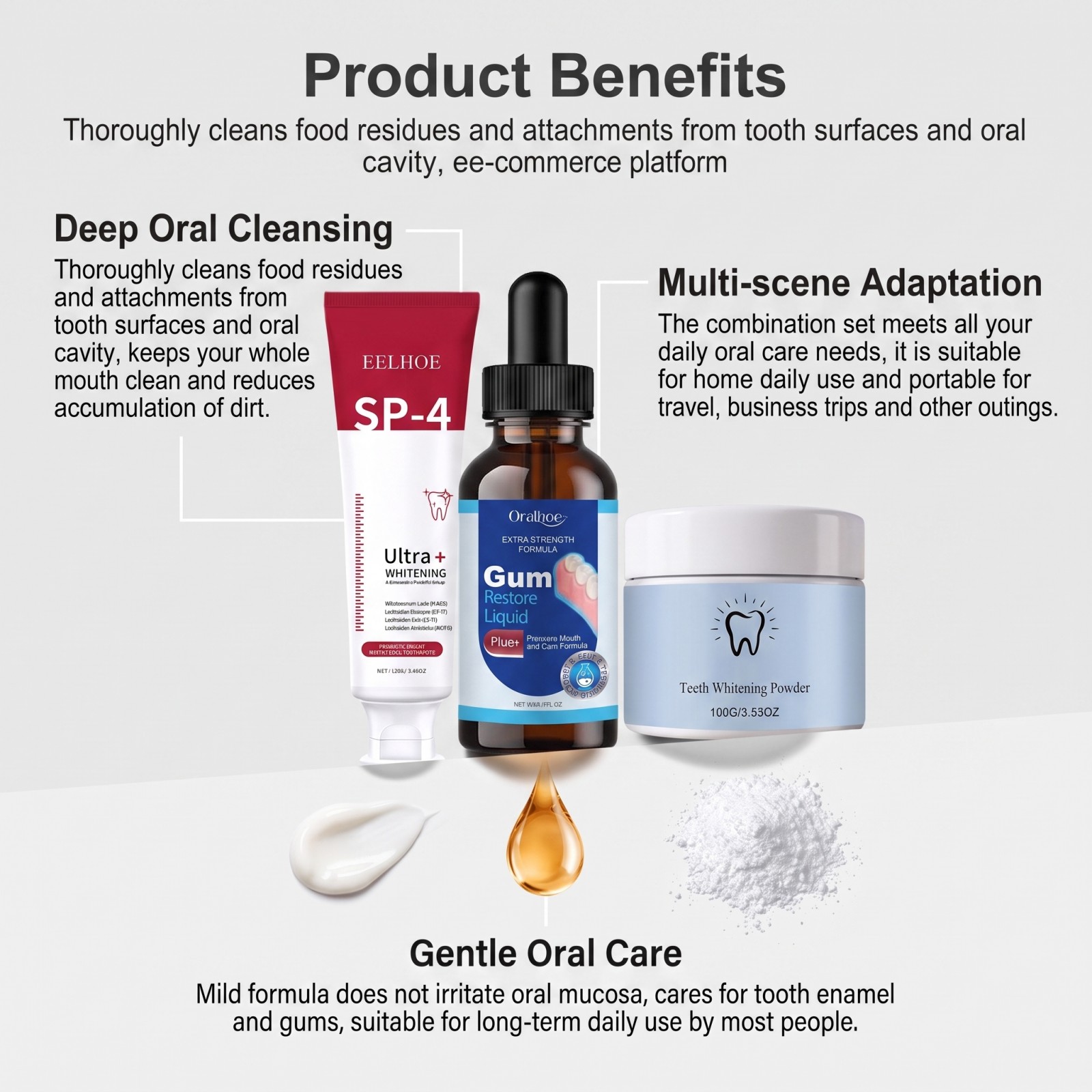 Kit de Soins Bucco-Dentaires C - Teeth Whitening Hismile avis et prix