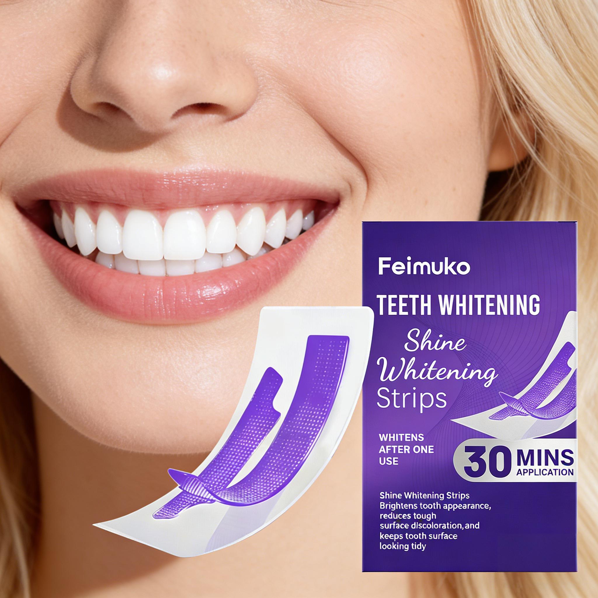 Bandelettes blanchissantes pou - Teeth Whitening At Home avis et prix