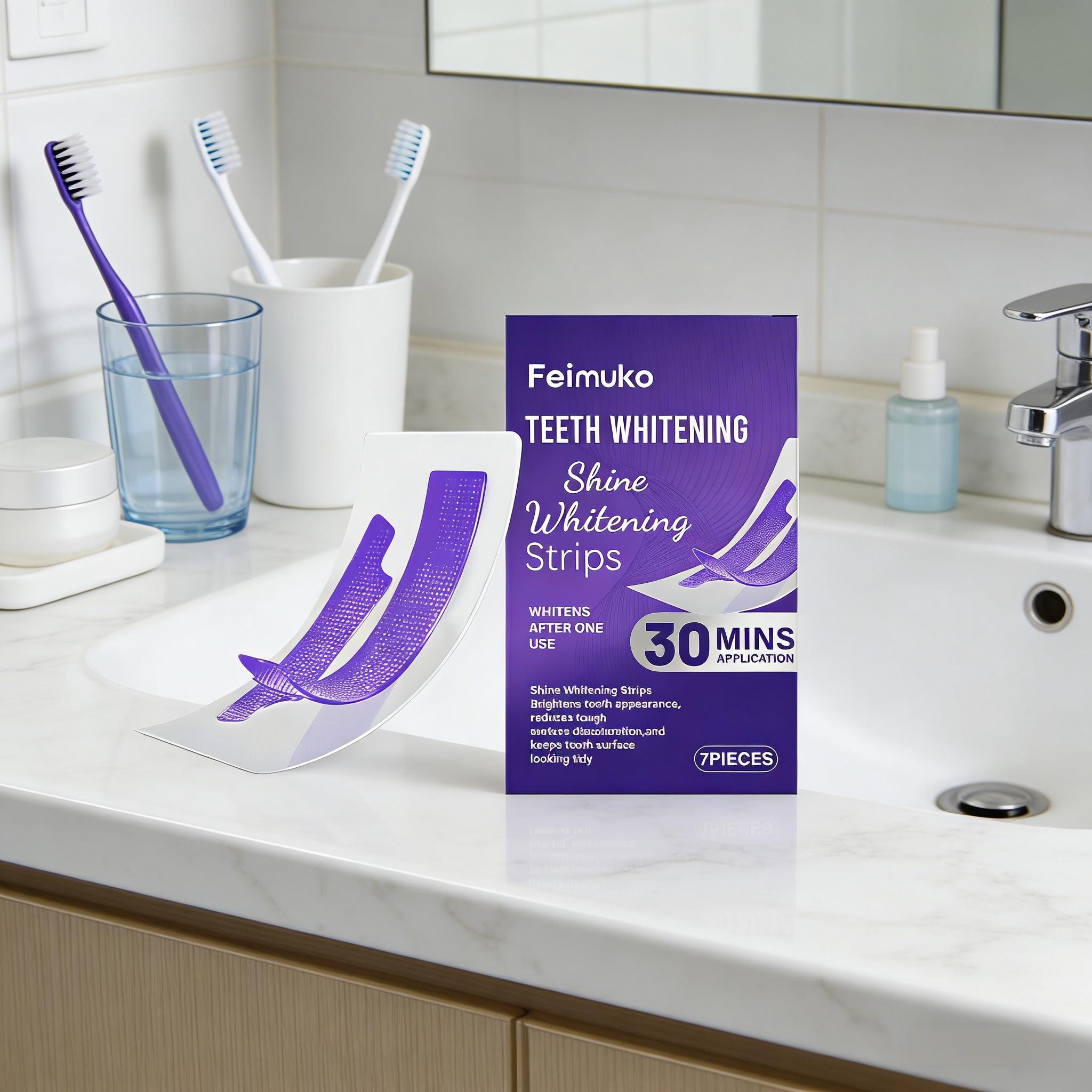 Bandelettes blanchissantes pou - Teeth Whitening At Home avis et prix
