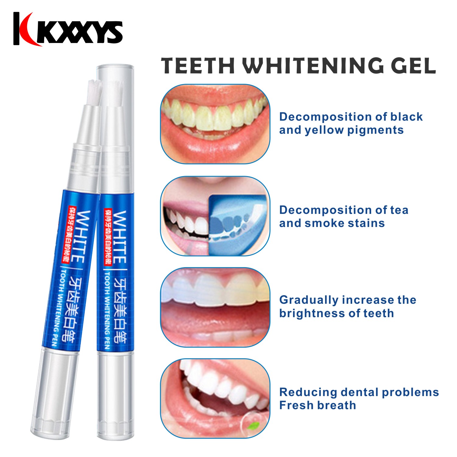 Stylo de blanchiment des dents - Teeth Whitening Bleaching Kit avis et prix