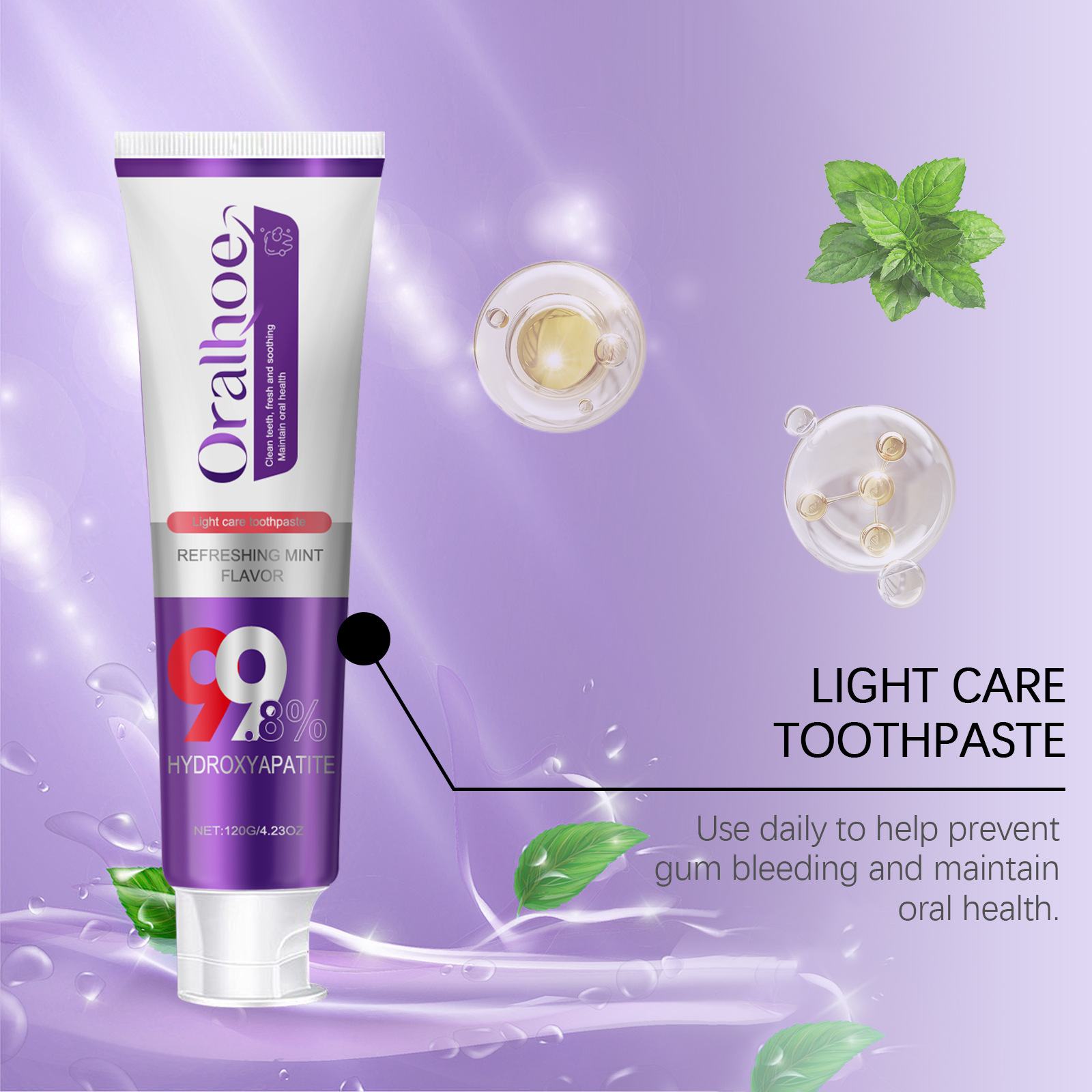 Dentifrice blanchissant Oralho - Teeth Whitening With Baking Soda avis et prix