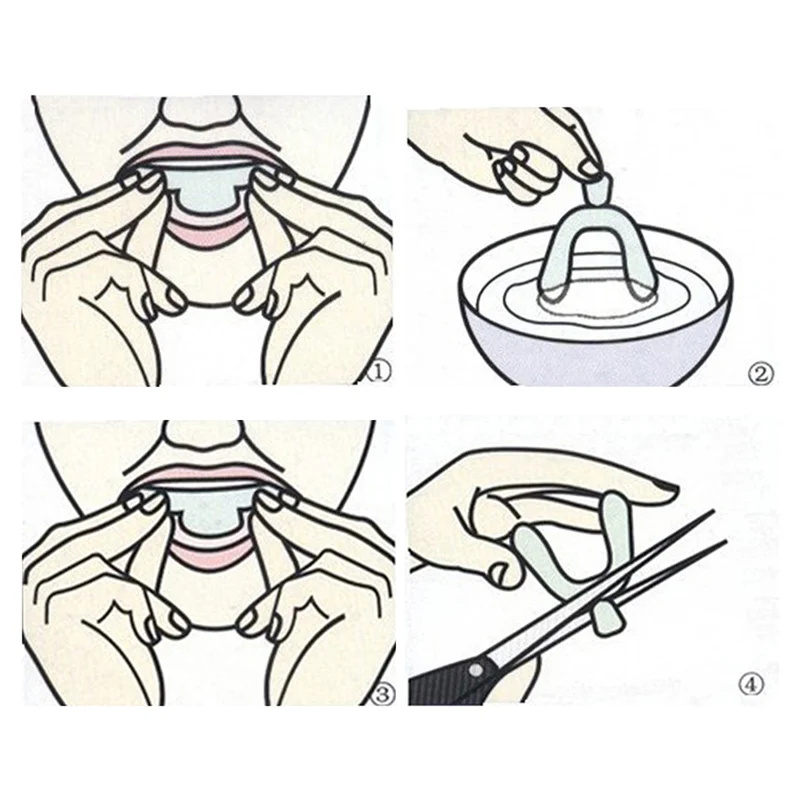 Protège-dents EVA, 1/8 pièces, - Teeth Whitening Hismile avis et prix