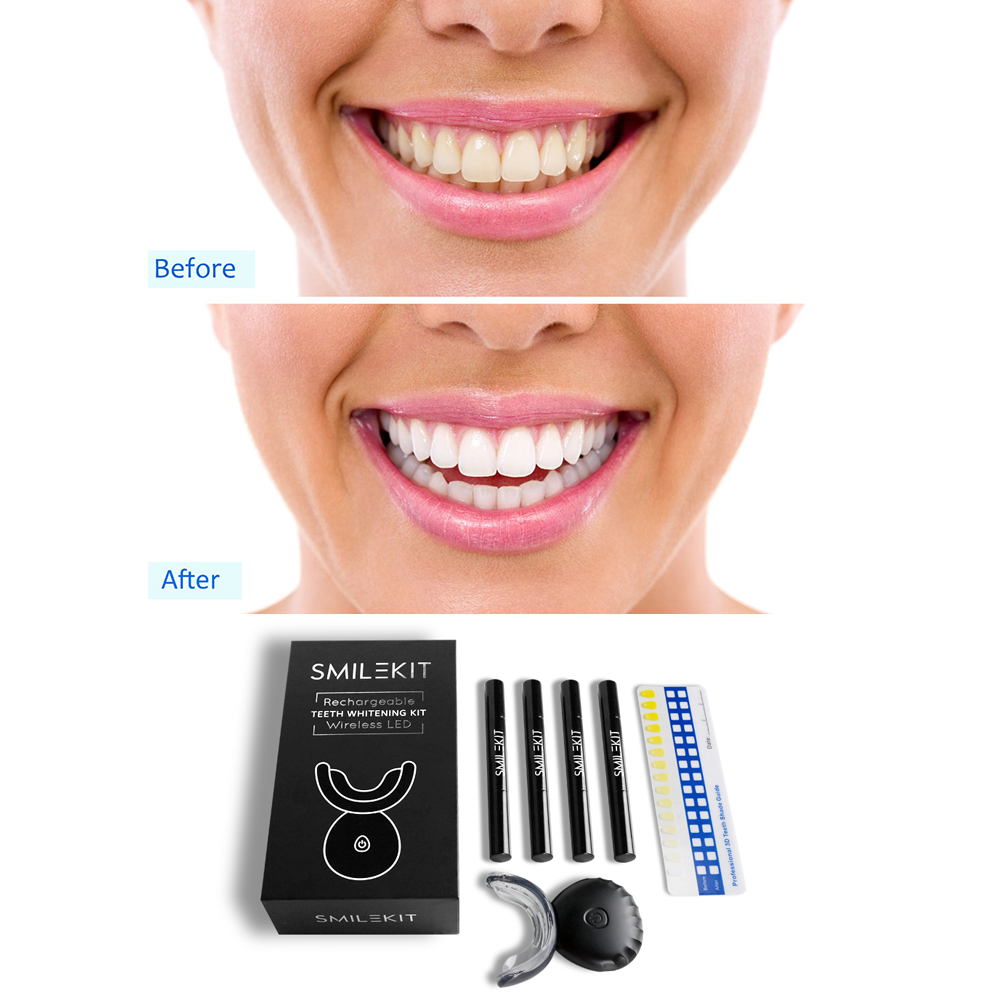Kit de blanchiment des dents é - Teeth Whitening Bleaching Kit avis et prix