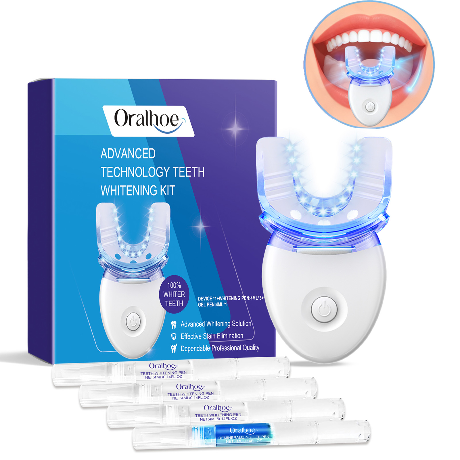 Kit professionnel de lumière L - Teeth Whitening Hismile avis et prix