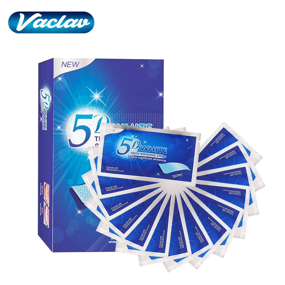 Bandelettes blanchissantes 5D  - Teeth Whitening Hismile avis et prix