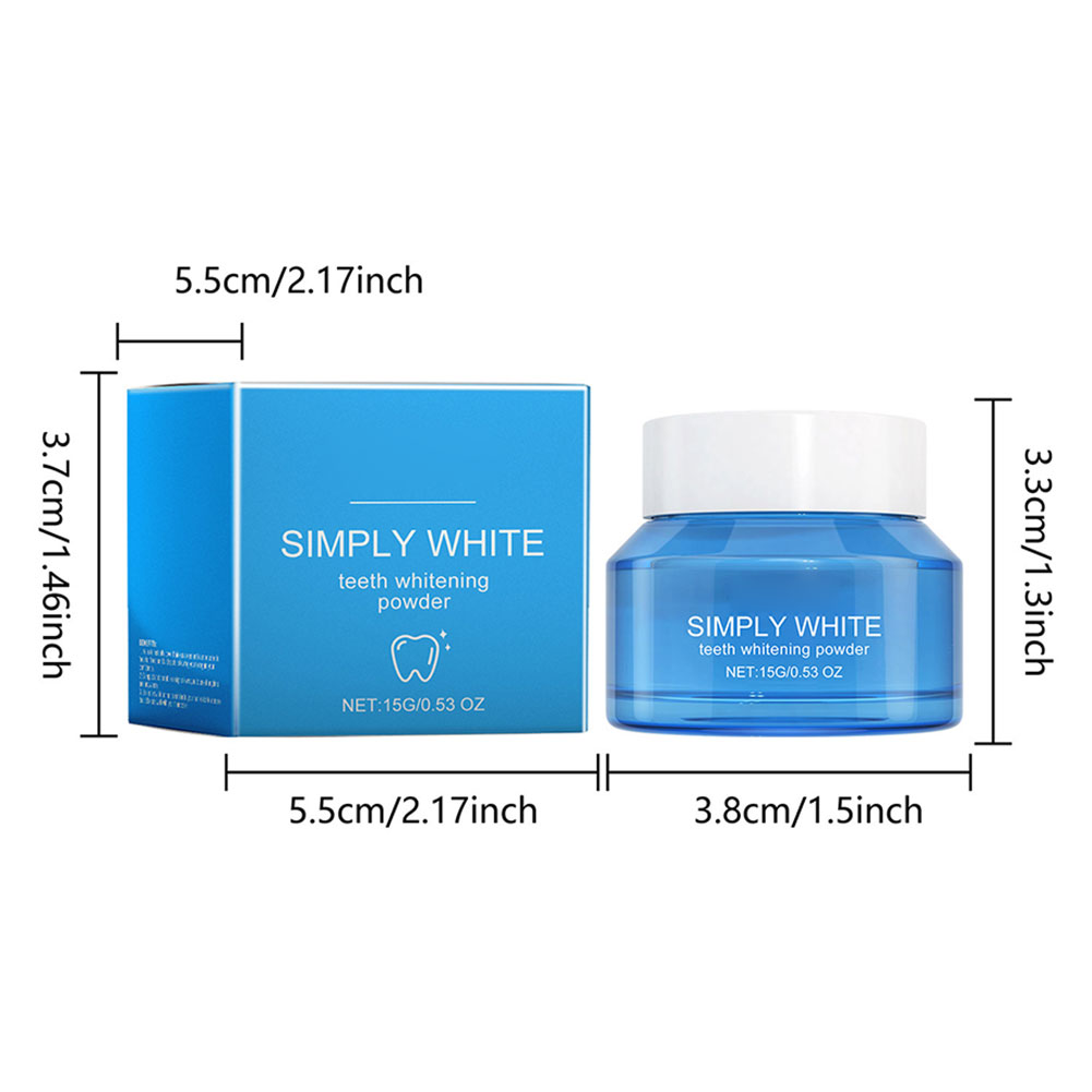Poudre professionnelle anti-ta - Teeth Whitening For Photos avis et prix